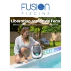 Libération rapide de l eau Aiper Scuba 800 Robot pour piscine Hors sol