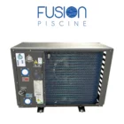 Pompe à chaleur Fusion piscine vue du condenseur arriere