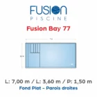 Fusion Bay 77 - 7,00 m x 3,60 m x 1,50 m
