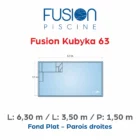 Fusion Kubyka 63 - 6,30 m x 3,50 m x 1,50 m