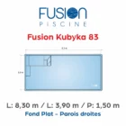 Fusion Kubyka 83 - 8,30 m x 3,90 m x 1,50 m