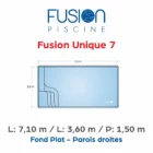 Fusion Unique 7 - 7,10 m x 3,60 m x 1,50 m