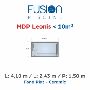 MDP Leonis - 4,10 m x 2,43 m x 1,50 m - Ceramic
