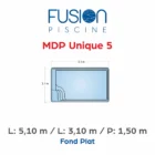 MDP Unique 5 - 5,10 m x 3,10 m x 1,50 m