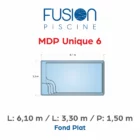 MDP Unique 6 - 6,10 m x 3,30 m x 1,50 m