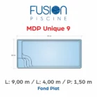 MDP Unique 9 - 9,00 m x 4,00 m x 1,50 m