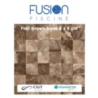 Membrane armee AQUASENSE SIGNATURE Fidji Brown Sand motif 8 x 8 cm Rouleau 1,65 x 25 ml
