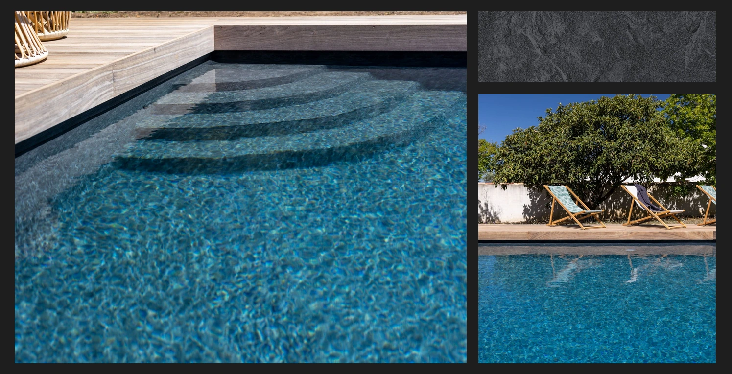 Photo Aquasense Black Slate mis en eau