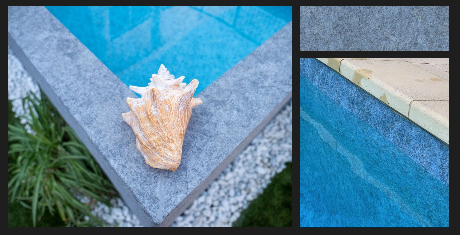 Photo Aquasense Granit Blue mis en eau