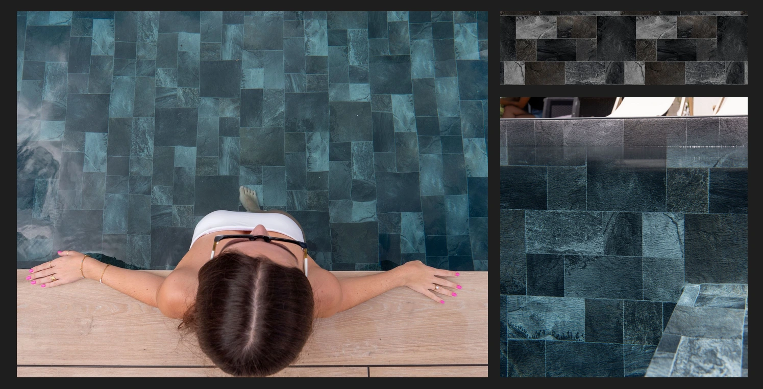 Photo Aquasense Signature Brown Basalt mis en eau