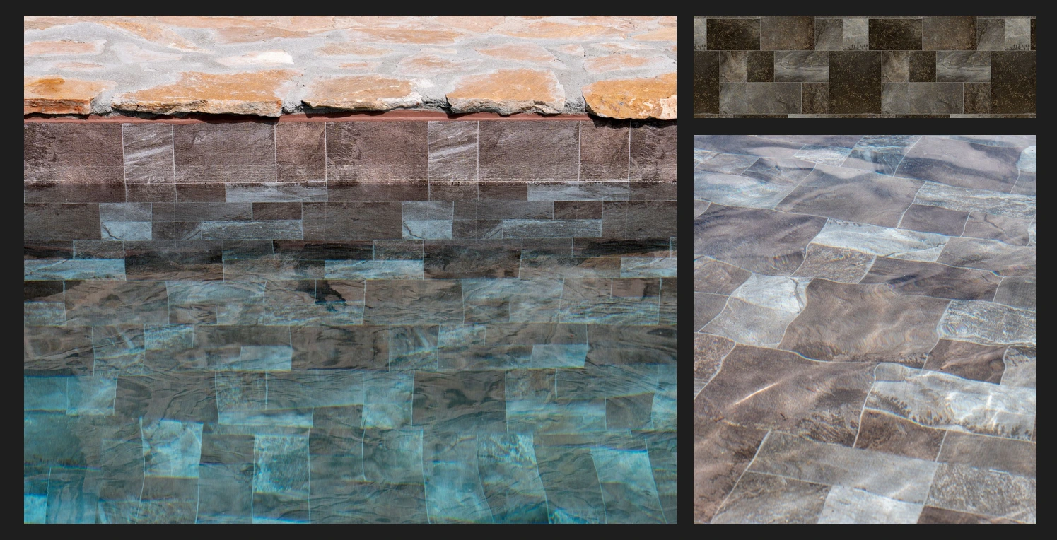 Photo Aquasense Signature Golden Basalt mis en eau