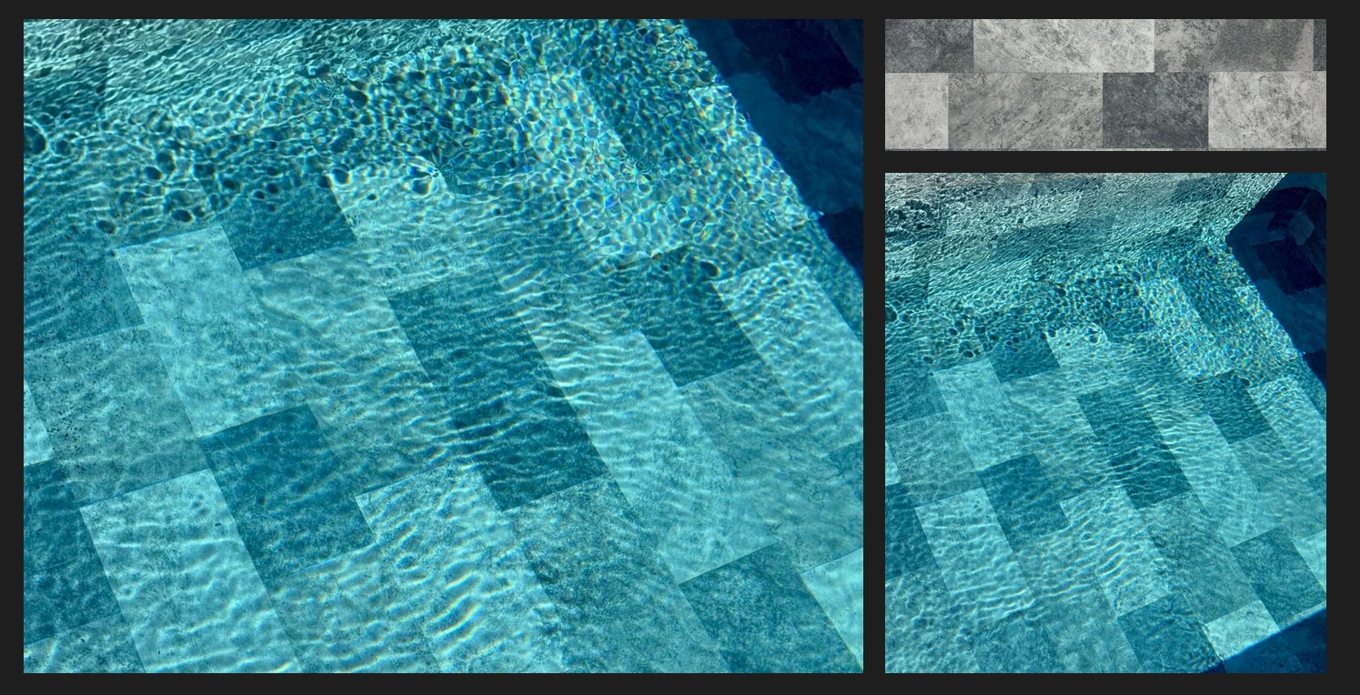 Photo Aquasense Signature Imperial Grey mis en eau