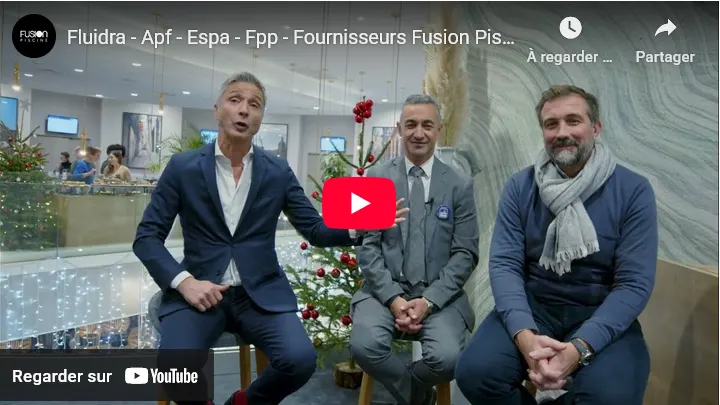 Fluidra, Espa et APF : partenaires engagés de Fusion Piscine