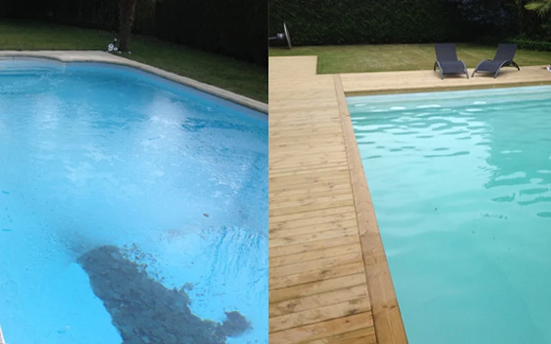 Transformation complète d’un bassin béton