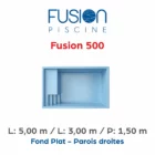 Piscine coque Fusion 500