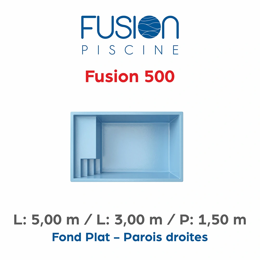 Piscine coque Fusion 500