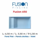 Piscine coque Fusion 650