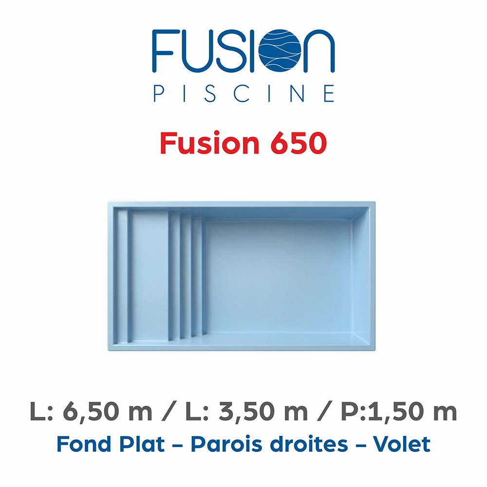 Piscine coque Fusion 650