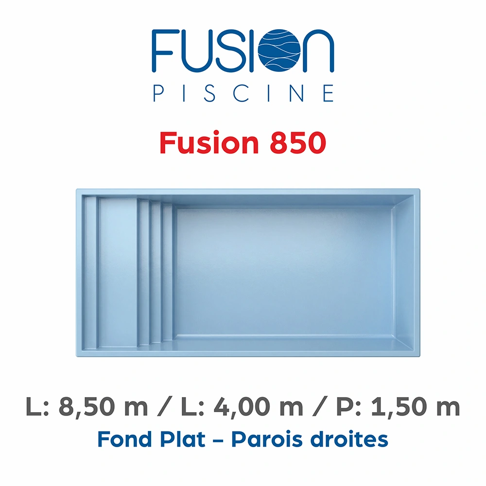 Piscine coque Fusion 850