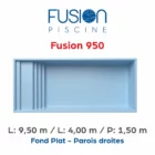 Piscine coque Fusion 950