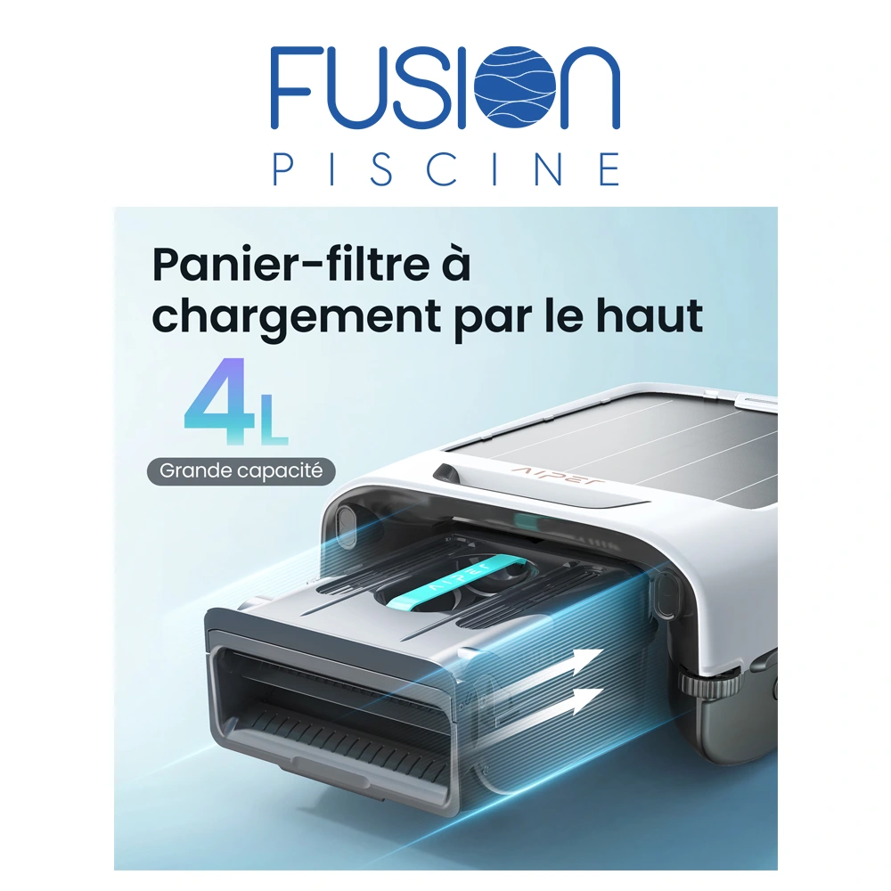 Aiper EcoSurfer M2 filtre de nettoyage de 4 litres
