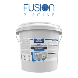 Colle aqueuse à base de résines synthétiques pour feutres de piscine