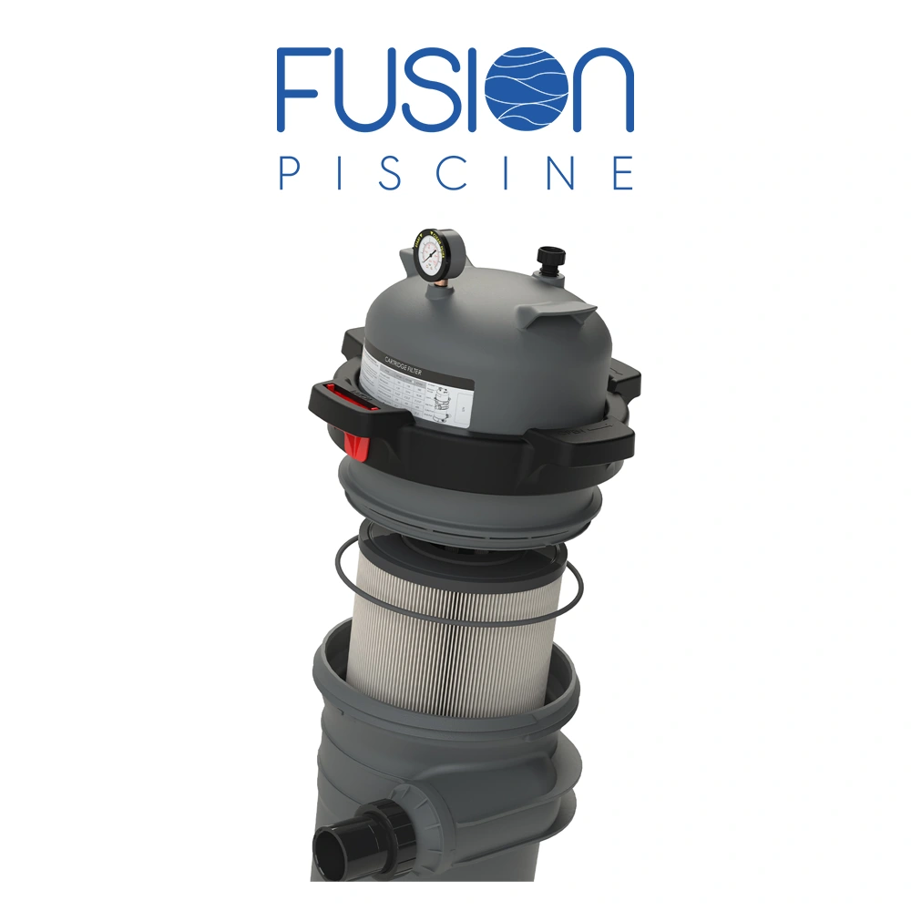 Démontage filtre cartouche Thinclear ouverture couvercle