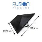 Dimensions DP640 Station solaire Piscine
