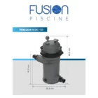 Dimensions du filtre cartouche Thinclear Mono 100