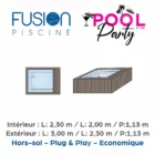 Piscine Hors-sol Pool Party By Fusion