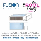 Piscine Hors-sol Pool Party Family By Fusion