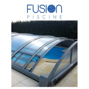Abri piscine bas télescopique Basci
