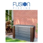 Habillage design pompe à chaleur piscine