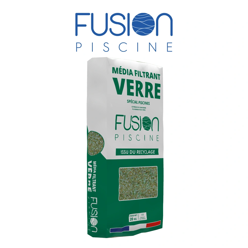 Verre recyclé pour filtre piscine écologiques et économiques
