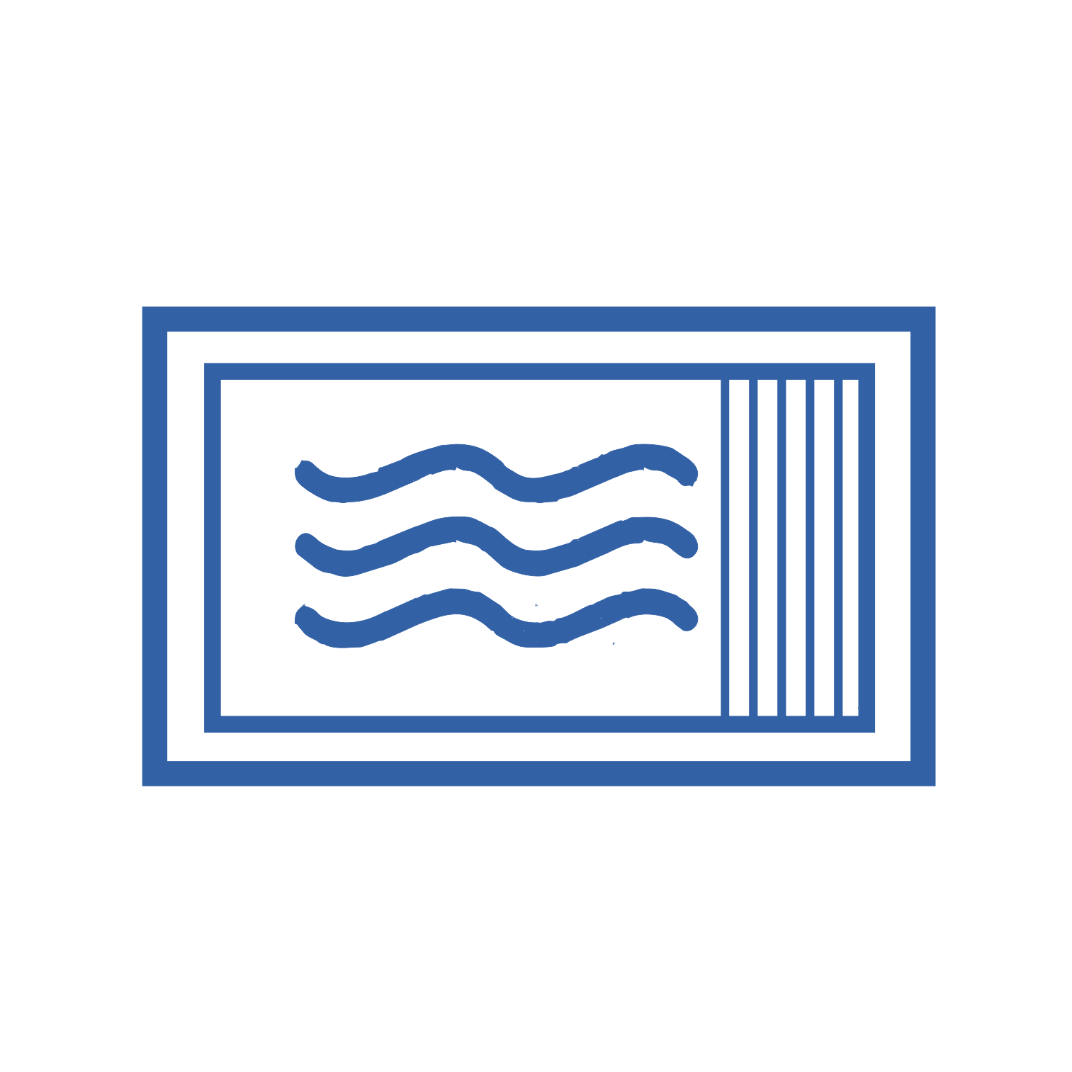 Piscine avec volet immergé