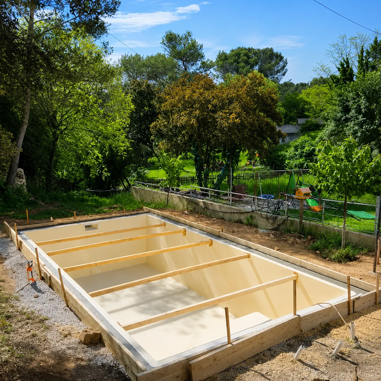 Installation technique d’une piscine par un professionnel